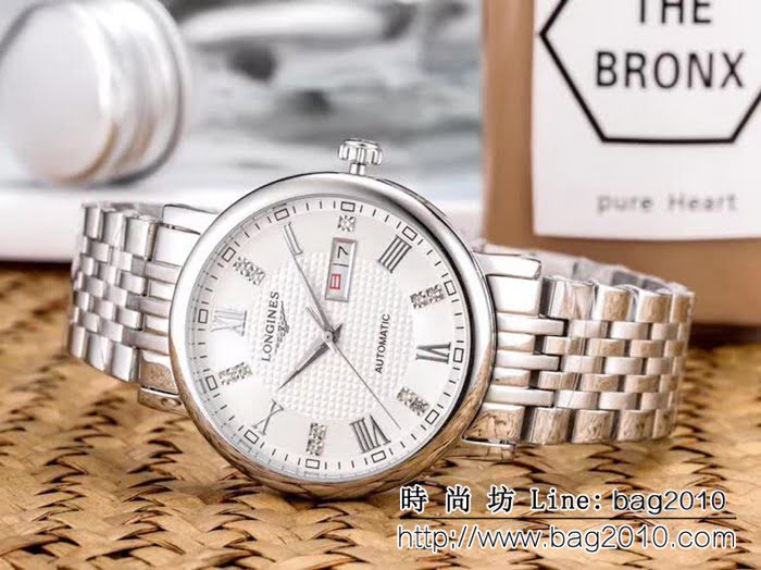 LONGINES浪琴 經典大三針 全自動機械 精品男士腕表 WSS2303